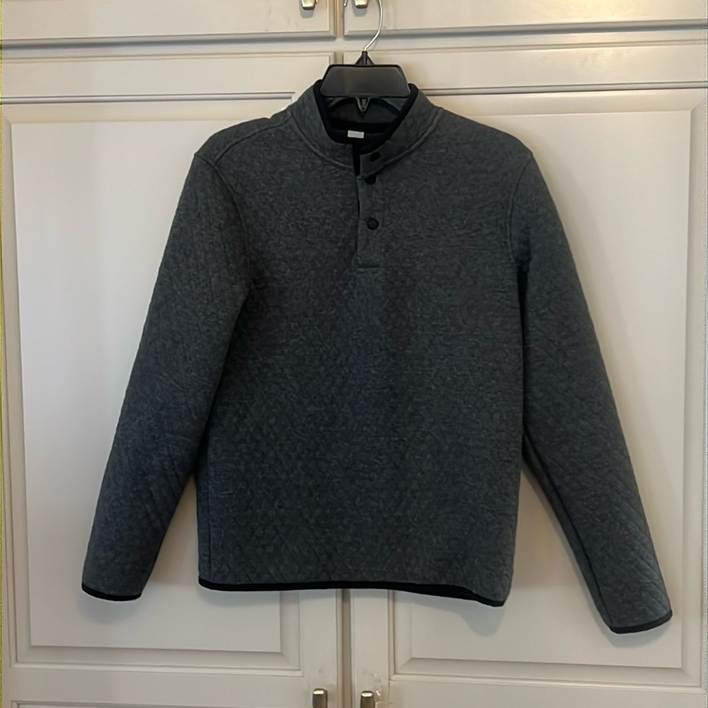 Quilted Boys Quarter Zip
